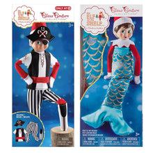 Load image into Gallery viewer, The Elf on the Shelf Claus Couture Outfit 2-Pack: Polar Pirate and Merry Mermaid
