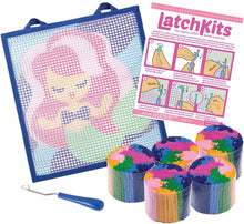 Load image into Gallery viewer, Latchkits Mermaid Latch Hook Kit