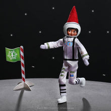 Load image into Gallery viewer, The Elf on the Shelf Claus Couture Set of 5: I'm So Fly PJs, Holly Days Dress, Clausmonaut, Mighty Superhero, and Glitzy Gala Gown