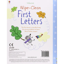 Load image into Gallery viewer, Usborne Wipe-Clean Activity Books - First Letters
