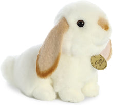 Load image into Gallery viewer, Aurora Plush - Miyoni - 8" Lop Eared Rabbit with Tan Ears, White and Tan Stuffed Animal