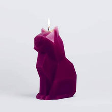 Load image into Gallery viewer, PyroPet Kisa Candle: Burgundy - Unscented