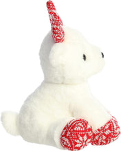 Load image into Gallery viewer, Aurora Plush - Merry Reindeer - 11" White