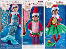 Load image into Gallery viewer, The Elf on the Shelf Claus Couture Set of 3: Merry Mermaid, Holly Days Dress, and Starry Night Gown