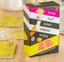 Load image into Gallery viewer, Taco Cat Goat Cheese Pizza On The Flip Side Card Game: A Standalone Expansion Set