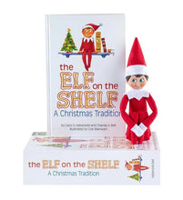 Load image into Gallery viewer, The Elf on the Shelf Play Starter Set: Blue Eye Boy Elf, I'm So Fly PJs, Elf Pet Reindeer, an Original Elf Story DVD and Scout Elves at Play Set