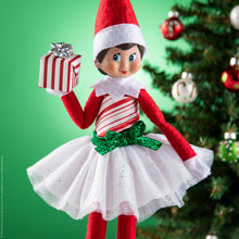 Load image into Gallery viewer, The Elf on the Shelf Claus Couture 2022 Candy Cane Classic Dress (Elf Not Included)