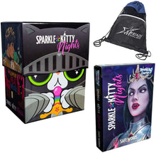 Load image into Gallery viewer, SparkleKitty Nights with Safe Words Expansion Pack, and Drawstring Bag