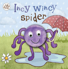 Load image into Gallery viewer, Incy Wincy Spider Chunky Board Book with Finger Puppet