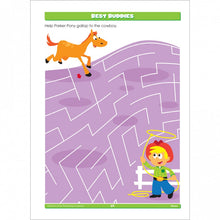 Load image into Gallery viewer, School Zone Mazes Activity Workbook for Ages 4-6, 64 Pages by Joan Hoffman (Paperback)