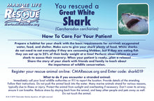 Load image into Gallery viewer, Marine Life Rescue Project Plush With Stretcher – Great White Shark