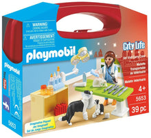 Load image into Gallery viewer, Playmobil Vet Visit Carry Case