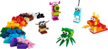 Load image into Gallery viewer, LEGO Classic Creative Monsters Building Kit; Includes 5 Monster Toy Mini Build Ideas to Inspire Creative Play for Kids Aged 4 and Up; Helps Children Develop Key Life Skills (140 Pieces)