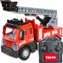 Load image into Gallery viewer, Thin Air Brands Remote Control R/C Fire Truck, 1:40 Scale, Red, 2.5GHz Transmission Frequency