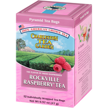 Load image into Gallery viewer, Charleston Tea Garden Rockville Raspberry Pyramid Teabags, 12 Count