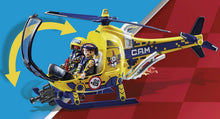 Load image into Gallery viewer, Playmobil Air Stunt Show Helicopter with Film Crew