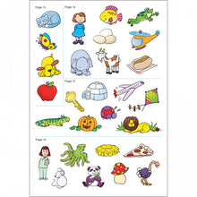 Load image into Gallery viewer, School Zone Preschool Stickers Workbook for Ages 4-6, 64 Pages by Julie Orr (Paperback)