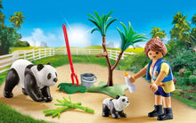 Load image into Gallery viewer, PLAYMOBIL Panda Caretaker Carry Case