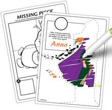 Load image into Gallery viewer, Disney Frozen-2 Anna and Elsa 24 Page Imagine Ink Magic Coloring Activity Book &amp;1 Mess-Free Marker