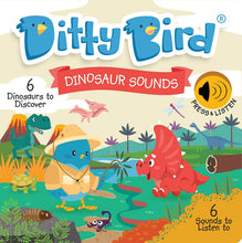 Load image into Gallery viewer, DITTY BIRD Educational Interactive Dinosaur Sounds and Musical Rhyme Book for Babies