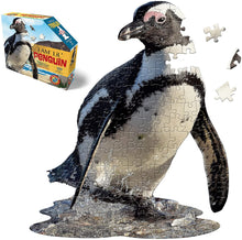 Load image into Gallery viewer, Madd Capp Puzzles Jr. - I AM LiL’ PENGUIN Animal-Shaped Jigsaw Puzzle, 100 Pieces