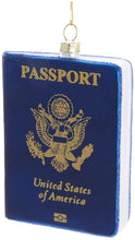 Load image into Gallery viewer, Kurt Adler 4" Glass Passport Ornament
