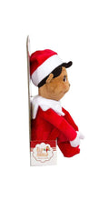 Load image into Gallery viewer, The Elf on the Shelf Dark Girl and Boy Plushee Pals with an Elf Story &amp; Santa's St. Bernards DVDs