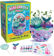 Load image into Gallery viewer, Creativity for Kids Mini Garden: Mermaid Terrarium - Mermaid Gifts for Girls and Boys, Arts and Crafts for Kids 6+