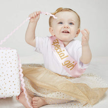 Load image into Gallery viewer, Stephan Baby 1st Birthday Satin Celebration Stash "Special Girl" Pink