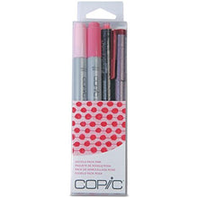 Load image into Gallery viewer, Collection of Copic Marker Doodle Pack – 3 Colors – Turquoise, Yellow and Pink
