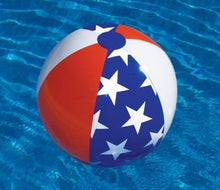Load image into Gallery viewer, Swimline Americana Inflatable Swimming Pool, 36" Swim Ring, 72" Doodle, 22" Ball, 75" Mattress, Bag
