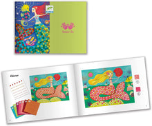 Load image into Gallery viewer, DJECO The Mermaid’s Song Sticker and Jewel Mosaic Craft Kit
