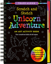 Load image into Gallery viewer, Scratch and Sketch - Unicorn Magic: An Art Activity Book