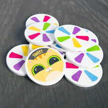 Load image into Gallery viewer, SparkleKitty: The Magical Family Card Game, with Team Play Tokens Expansion and Drawstring Bag