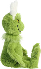 Load image into Gallery viewer, Aurora Dr. Seuss Set of 2 Plush: 14" Bunny Grinch and 12" Cindy Lou Who, with Myriads Drawstring Bag