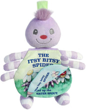 Load image into Gallery viewer, Ebba - Soft Books - 9" Story Pals - Itsy Bitsy Spider