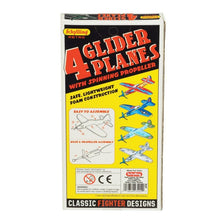 Load image into Gallery viewer, Schylling Retro Glider Planes, 4 Pack