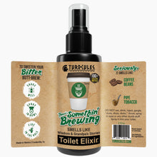 Load image into Gallery viewer, There's Somethin' Brewing Toilet Elixir (Toilet Spray) by Turdcules