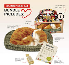 Load image into Gallery viewer, Perfect Petzzz Original Orange Tabby Lifelike Breathing Stuffed Toy Cat Plush