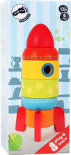 Load image into Gallery viewer, Small Foot - Colorful Wooden Stacking Rocket