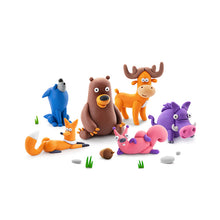 Load image into Gallery viewer, Hey Clay Forest Animals - 15 Can Modeling Air-Dry Clay