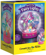 Load image into Gallery viewer, Creativity for Kids Butterfly Fairy Lights Craft Kit - Makes 1 Butterfly Night Light for Kids