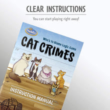 Load image into Gallery viewer, Cat Crimes: Who's to Blame Logic Game