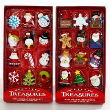 Load image into Gallery viewer, Kurt Adler Petite Treasures 12-Piece Miniature Ornaments Set, 2 Pack