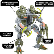 Load image into Gallery viewer, SNAP SHIPS Forge Maul FT-12 Assault Mech -- Build to Battle -- No Batteries Required -- Build 3 Different Designs --8+