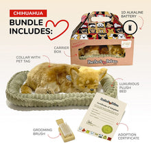 Load image into Gallery viewer, Perfect Petzzz Original Petzzz Chihuahua, Realistic, Lifelike Stuffed Interactive Pet Toy, Companion Pet Dog with 100% Handcrafted Synthetic Fur