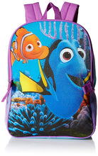 Load image into Gallery viewer, Disney Girls' Finding Dory Backpack with Detachable Nemo Lunch Kit, Purple Straps and Liner