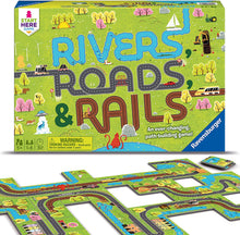 Load image into Gallery viewer, Ravensburger Rivers, Roads And Rails - Children's Game