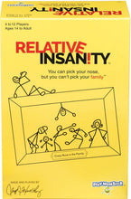 Load image into Gallery viewer, PlayMonster Relative Insanity Party Game About Crazy Relatives -- Made &amp; played by Comedian Jeff Foxworthy!