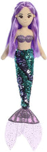 Load image into Gallery viewer, Aurora World 18" Sea Sparkles Plush Mermaids Set of 2 - Ava and Jenna &amp; Drawstring Bag